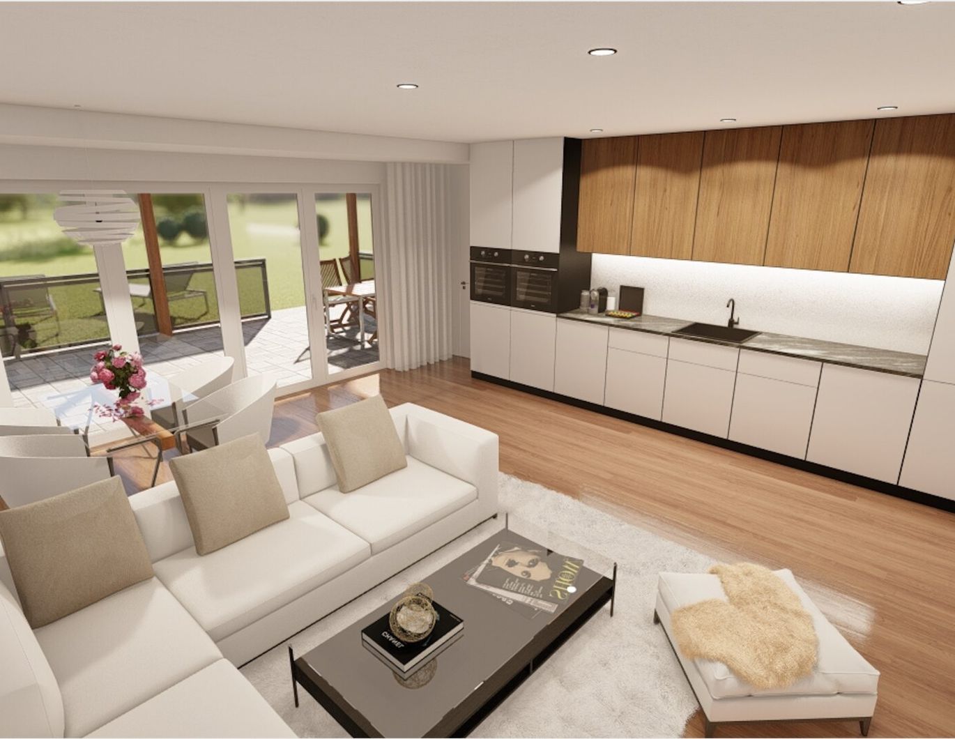 K3 -WUNDERSCHÖNE 3 ZIMMER GARTENWOHNUNG in Ruhelage und Stadtnähe. NEUBAUPROJEKT RESIDENZ ST MICHAEL am Zollfeld: moderne Wohnanlage am Fuße des Magdalensberges.