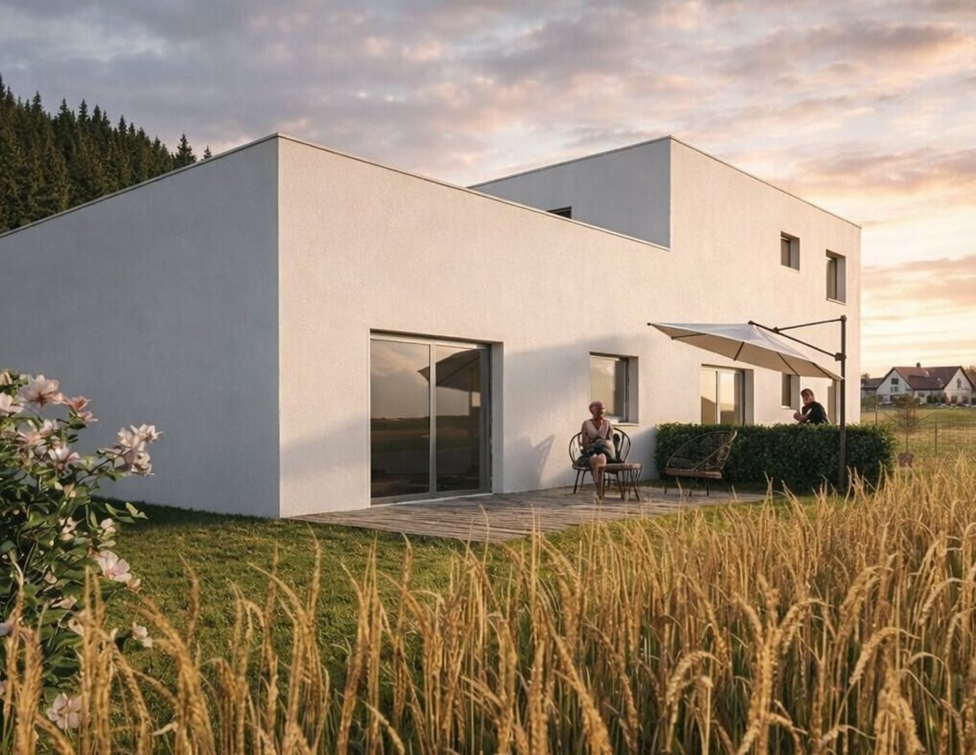 Neubauwohnung mit großer Dachterrasse