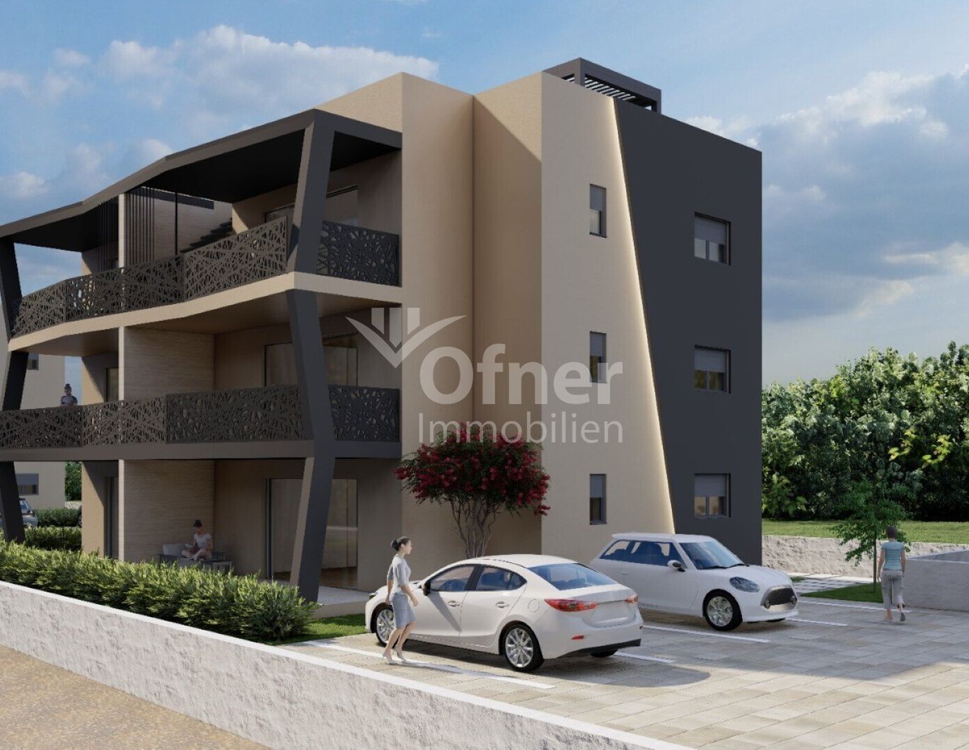 Wohnung im Neubau 200 m vom Meer entfernt - Sukošan