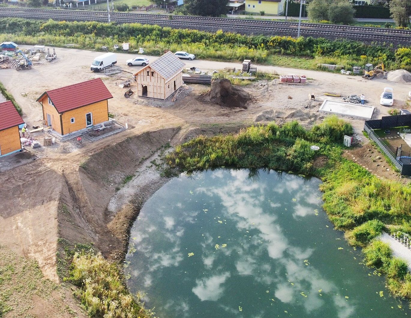 LETZTES HAUS: NEUBAU GARTENHÄUSER mit Badeteichzugang +++ Spielberg, nahe Red Bull Ring +++