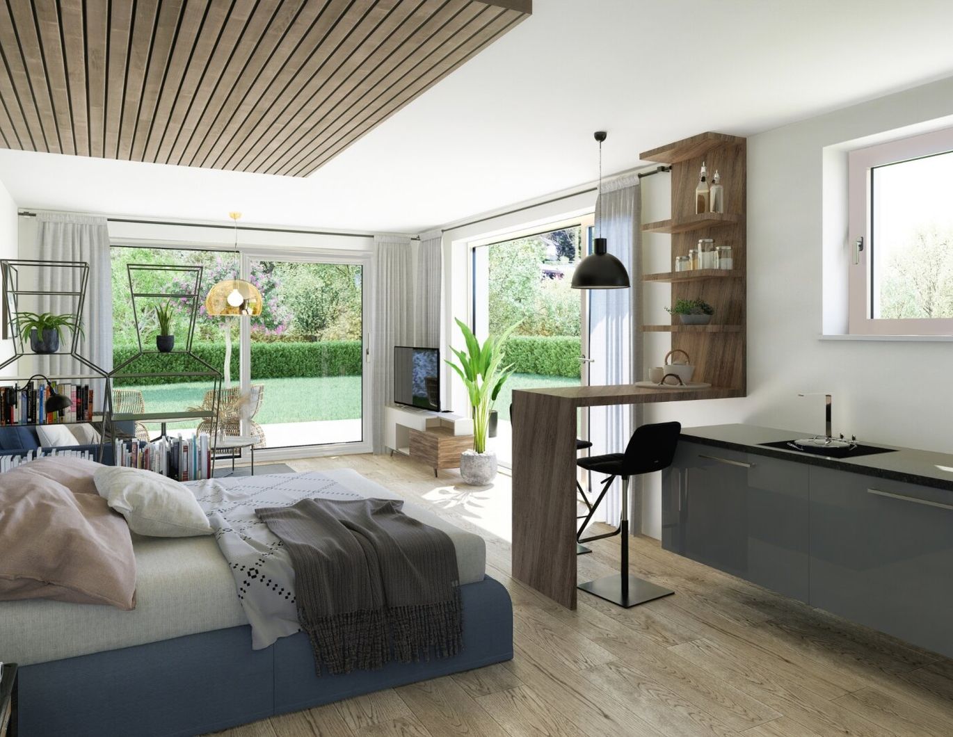 Exklusives Garten-Studio mit privatem Seezugang | Feel Good Residenzen