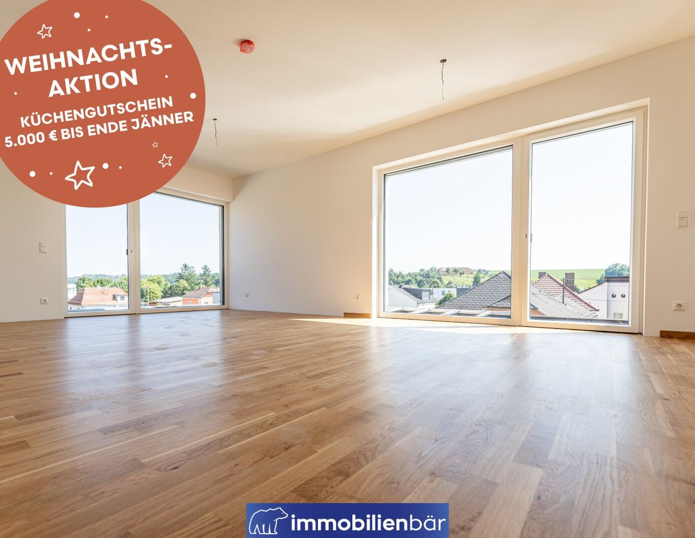 Wohnen im Zentrum von Grieskirchen - Top 9 Haus Zauneggerstraße / Penthouse mit Weitblick - WEIHNACHTSAKTION 5000€ KÜCHENGUTSCHEIN