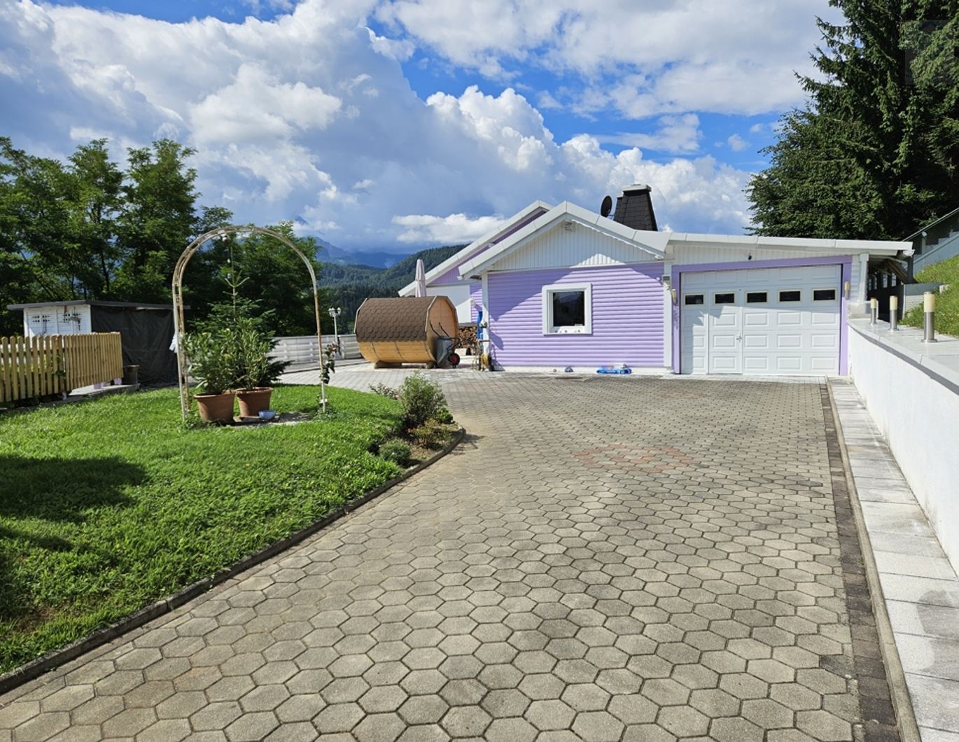 Gemütlicher Bungalow am Sonnenplateau in Rosegg mit Panoramblick!