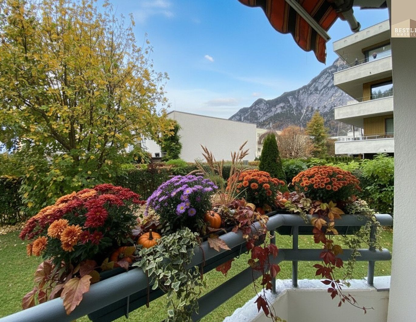 3,5-Zimmer-Wohnung mit Loggia und Garage