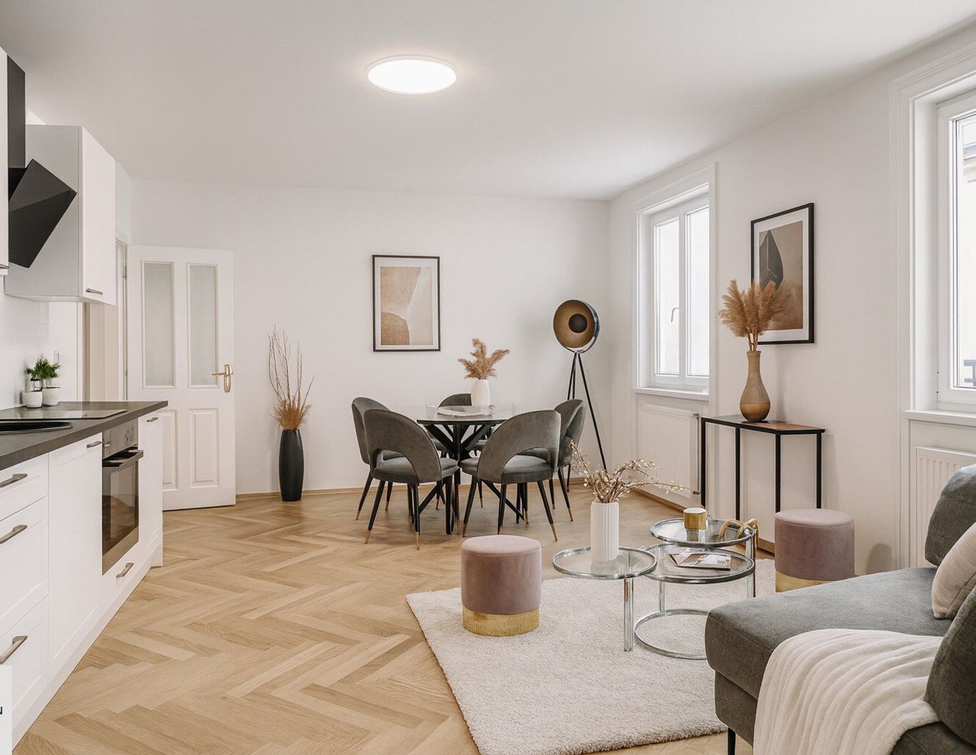 Freier MZ: Ruhige 3-Zimmer-Wohnung mit Loggia nahe Mariahilfer Straße ***befristet vermietet***