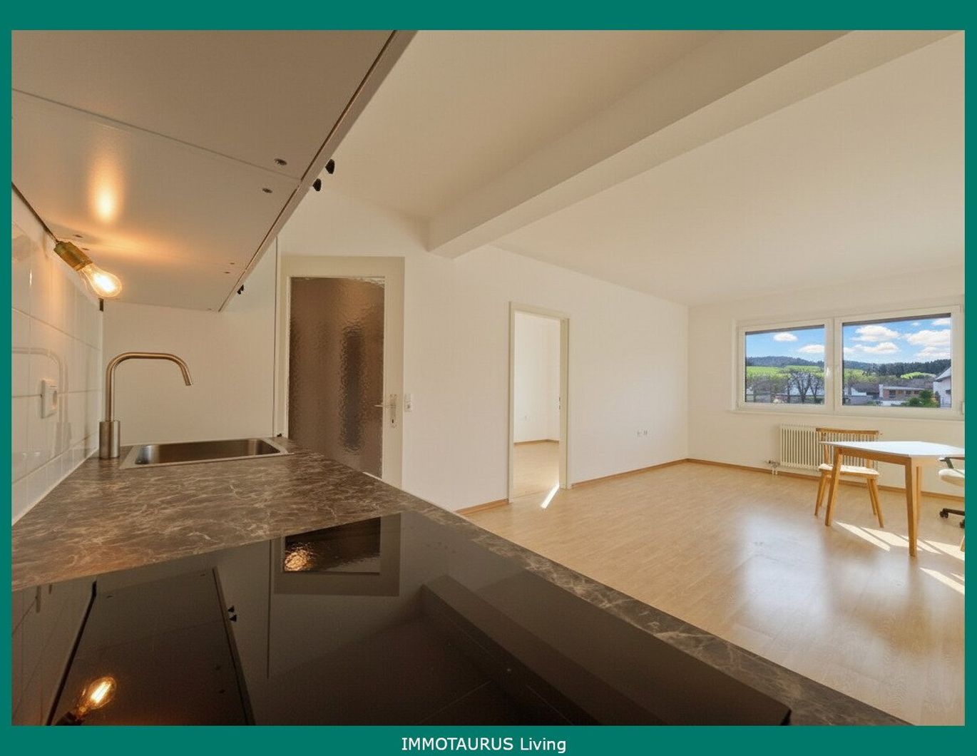 Vermietete gut geschnittene 2-Zimmerwohnung mit neuer Küche im Herzen von Pöls!