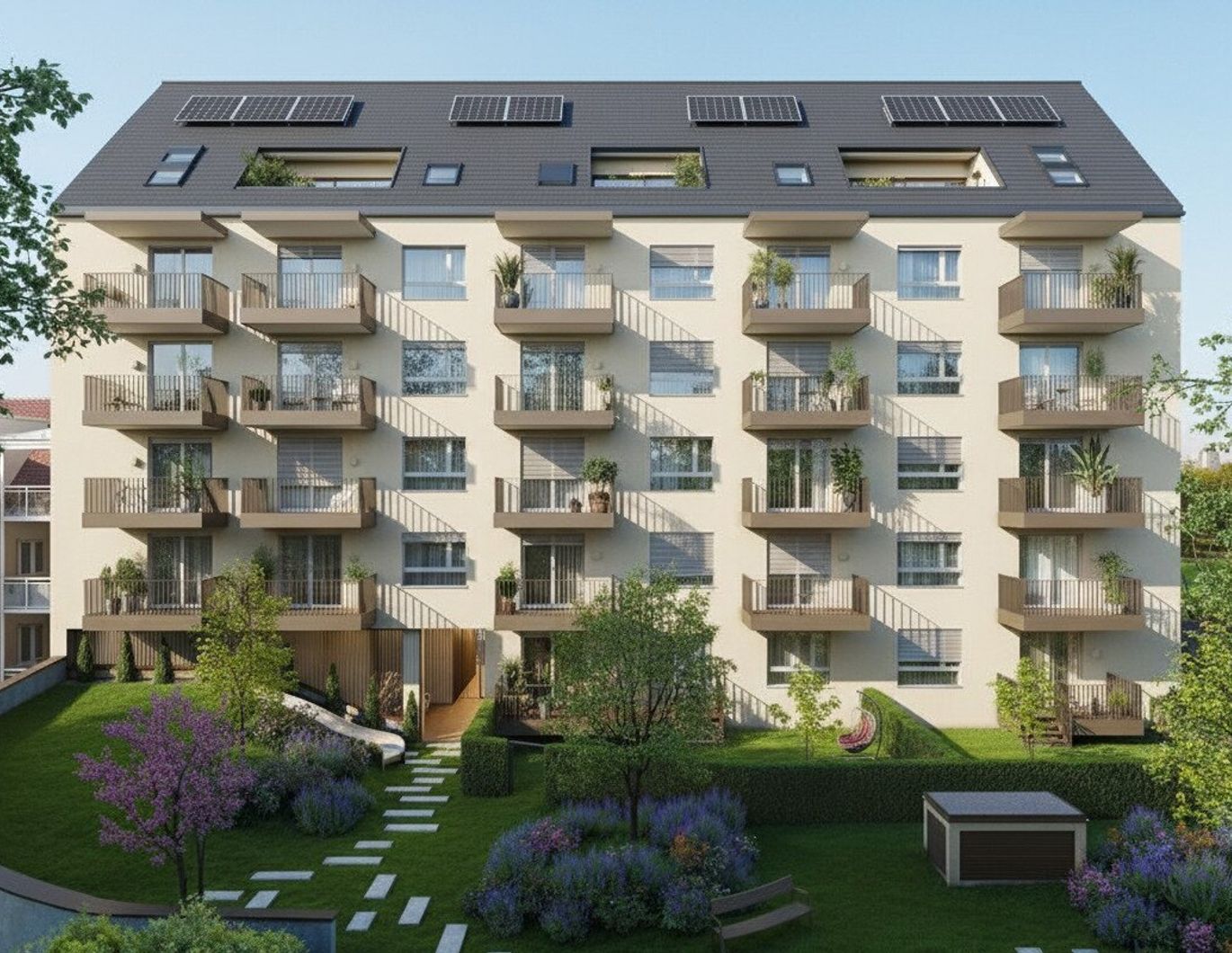 Familienfreundliche 3-Zimmer-Wohnung mit Balkon im 2. Obergeschoss