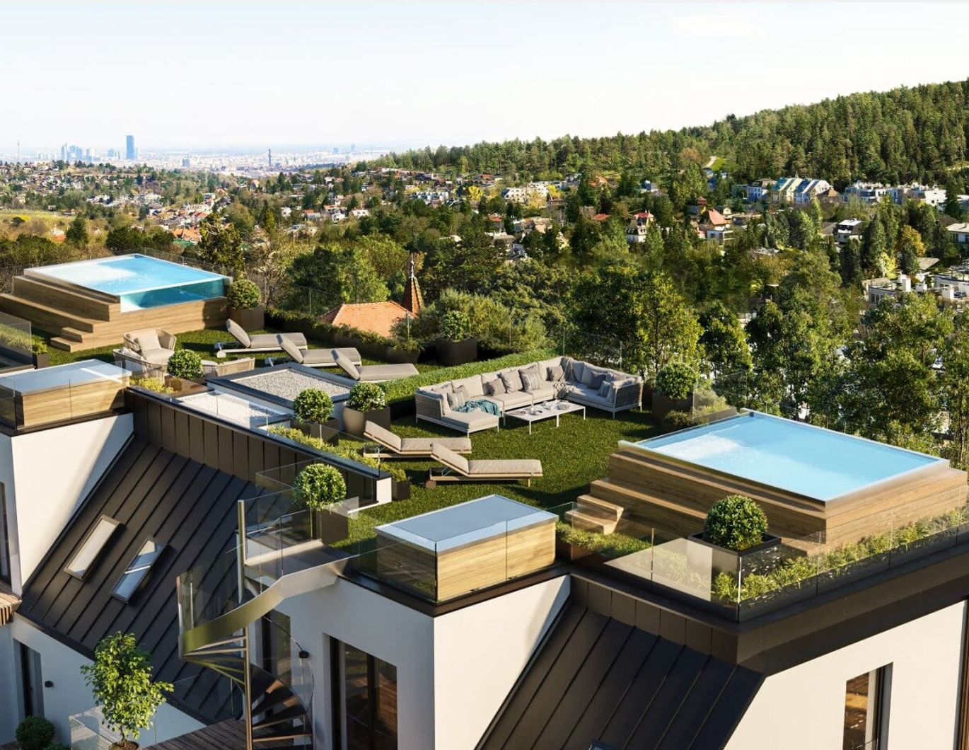 Luxuriöses Penthouse mit Dachgarten, Pool, ... - Ihr Traum wartet!
