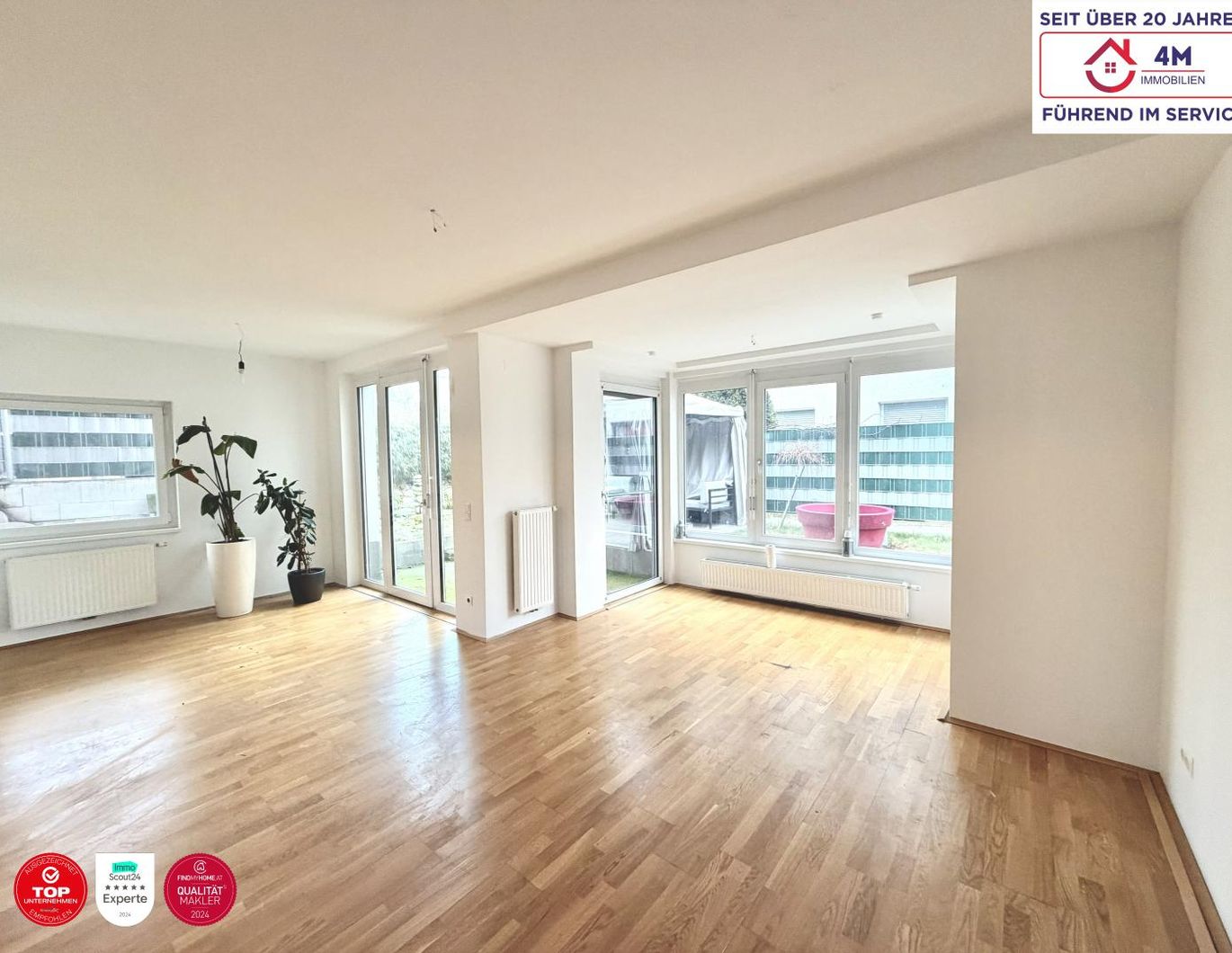 Exklusive moderne 3-stöckige Wohnung in ruhiger Bestlage des 22. Bezirks