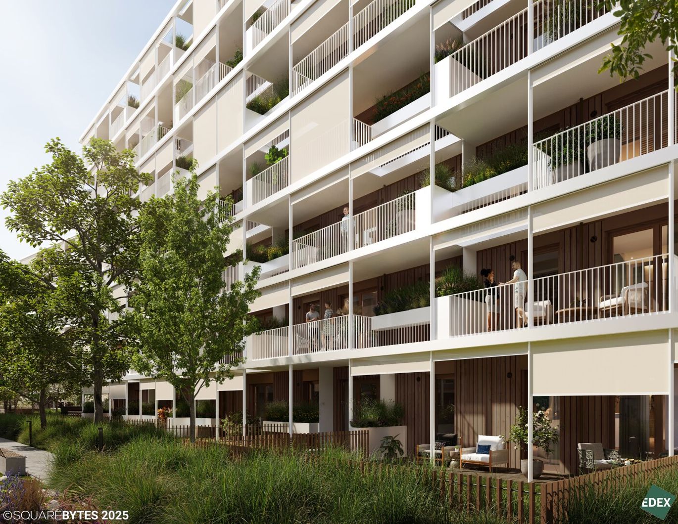 VILLAGE IM DRITTEN | MODERNE 4-ZIMMER WOHNUNG MIT 2 BALKONEN