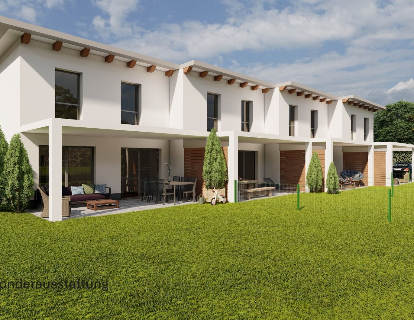 Reihenhäuser - Belagsfertig ab € 389.990,-- in Karnburg - Provisionsfreier Verkauf