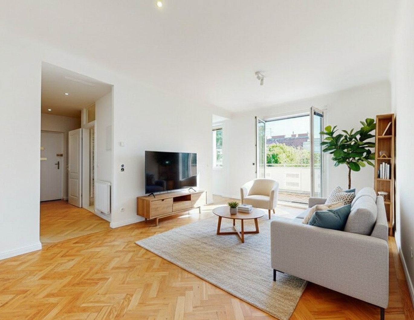 BALKONTRAUM BEI DER HOHEN WARTE | HOCHWERTIG SANIERTE 2-ZIMMERWOHNUNG