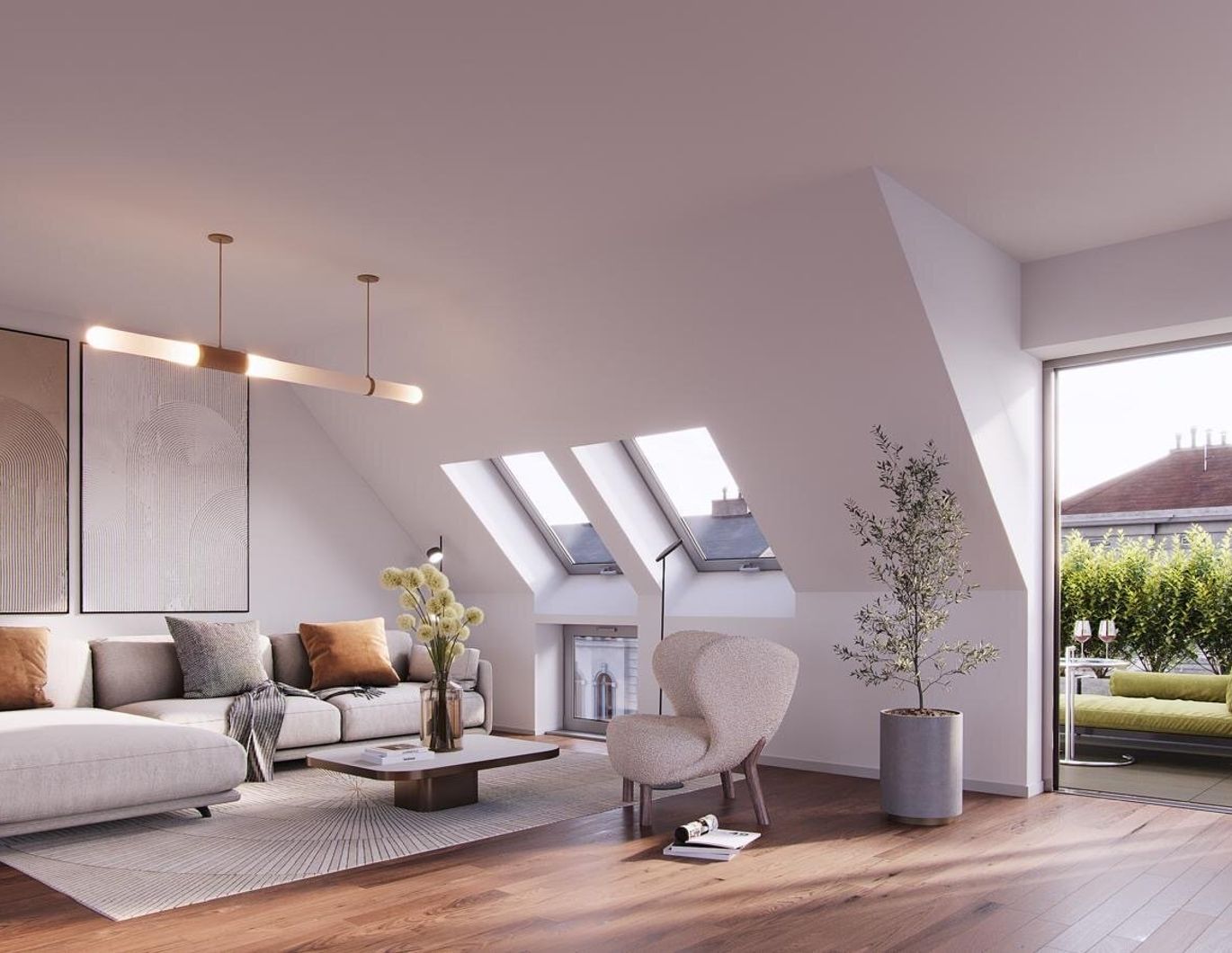 Neubauprojekt -Moderne Maisonette-Wohnungen mit atemberaubendem Panoramablick! Erstbezug!