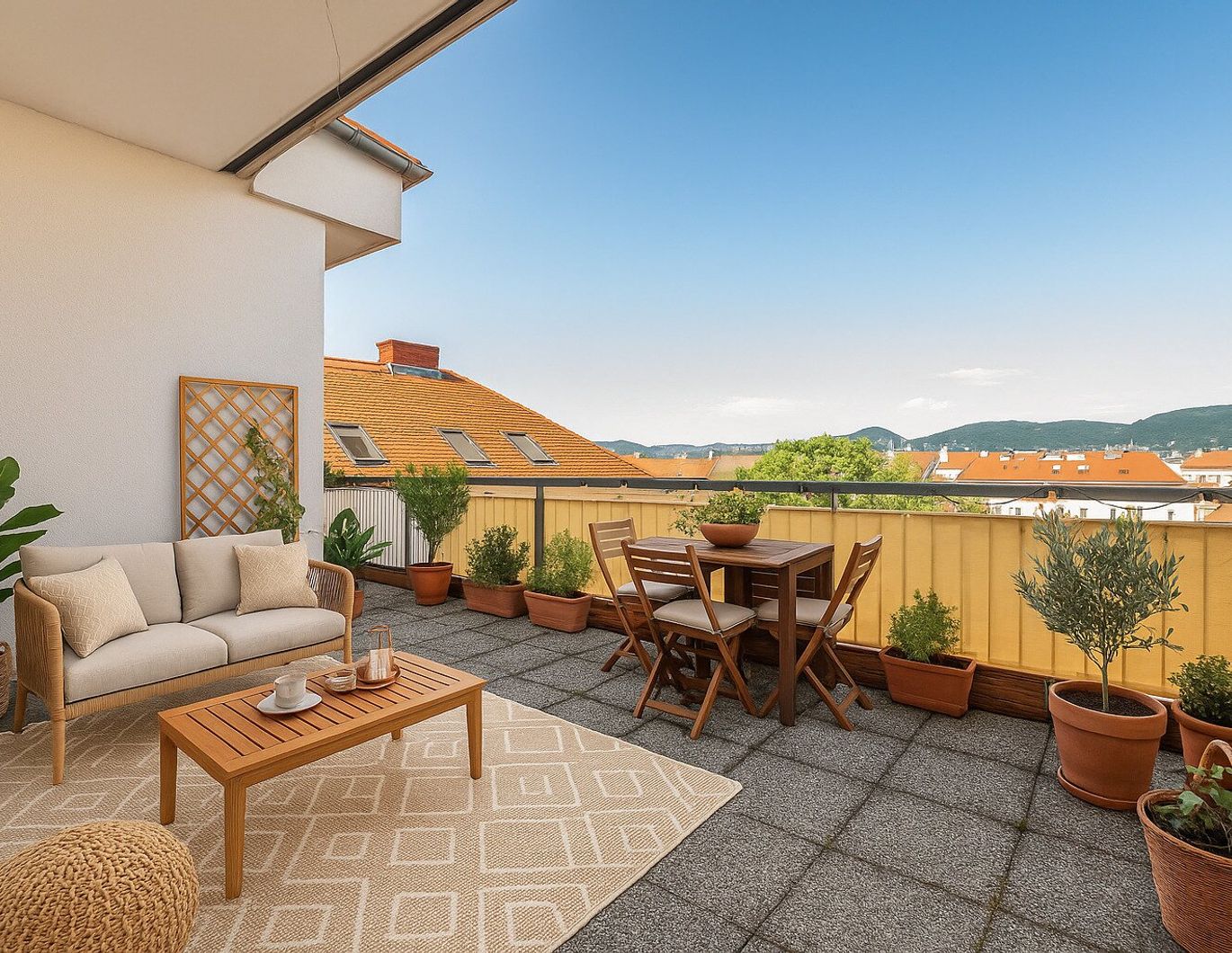 Altbauwohnung mit großer Dachterrasse - 5 Zimmer mitten in Graz!
