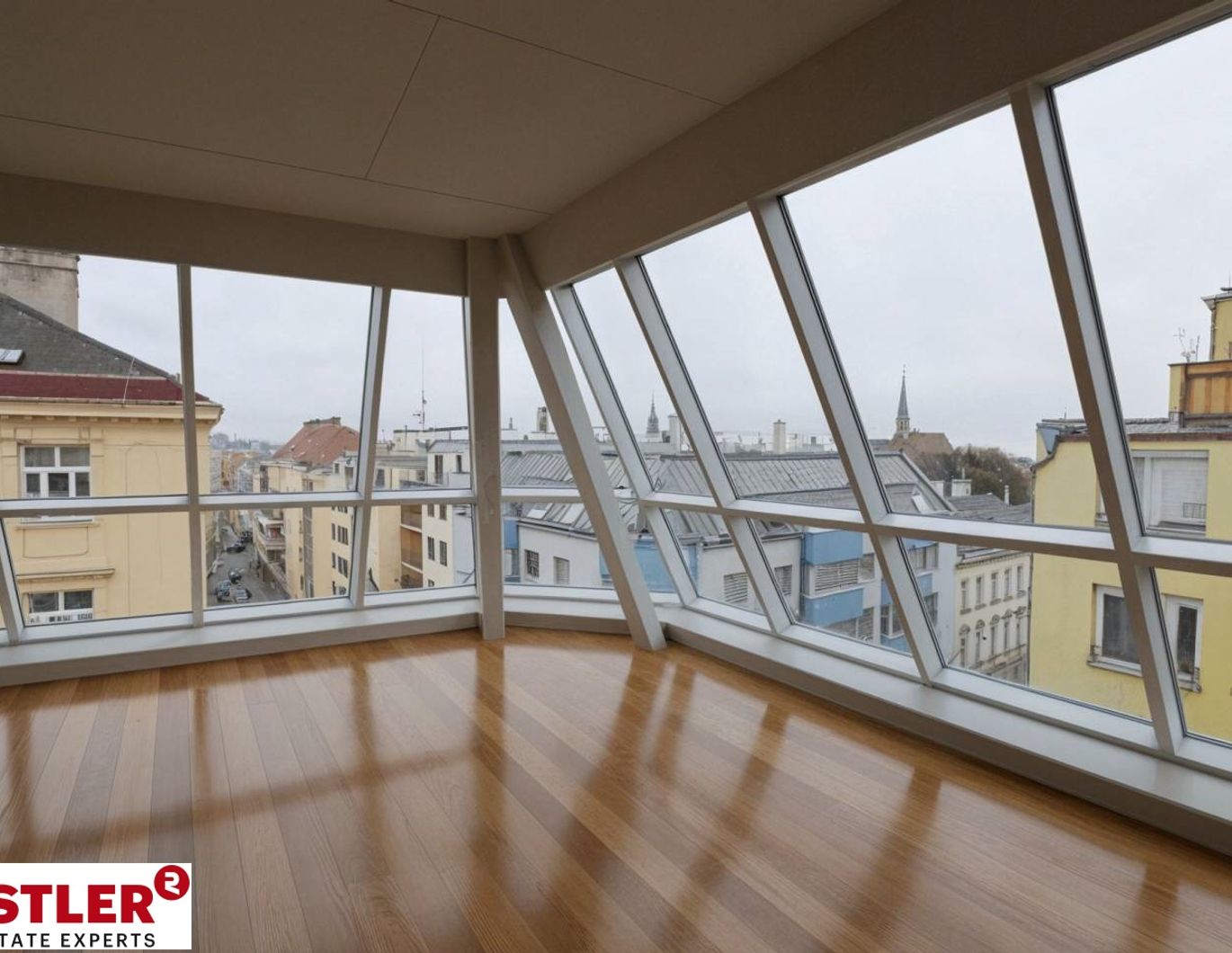 Erstbezug! Dachgeschosswohnung mit 44 m² großer Dachterrasse in bester Lage - Nähe Kutschkermarkt