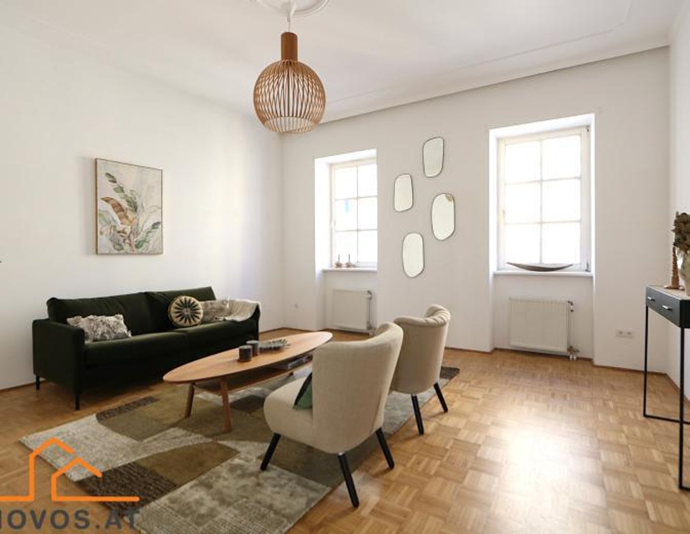 4-Zimmer-Balkon-Altbau Grenze 7./8.: Biedermeier-Gebäude + 2. Lift-Stock + 5,5 m2 Loggia-Balkon