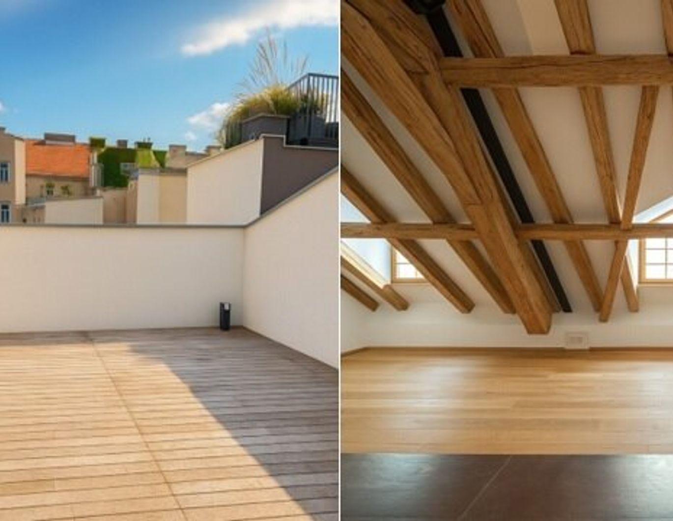 4-Zimmer-Dachgeschosswohnung mit Galerie & Terrasse in unmittelbarer Nähe zum Karmelitermarkt