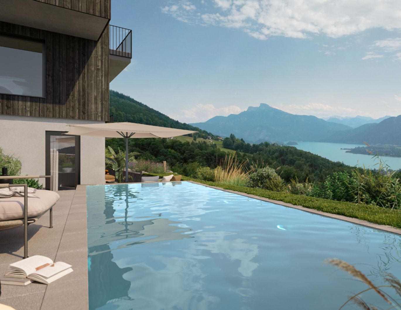 Mondsee Refugium: Architektur und Ausblick in vollkommener Harmonie