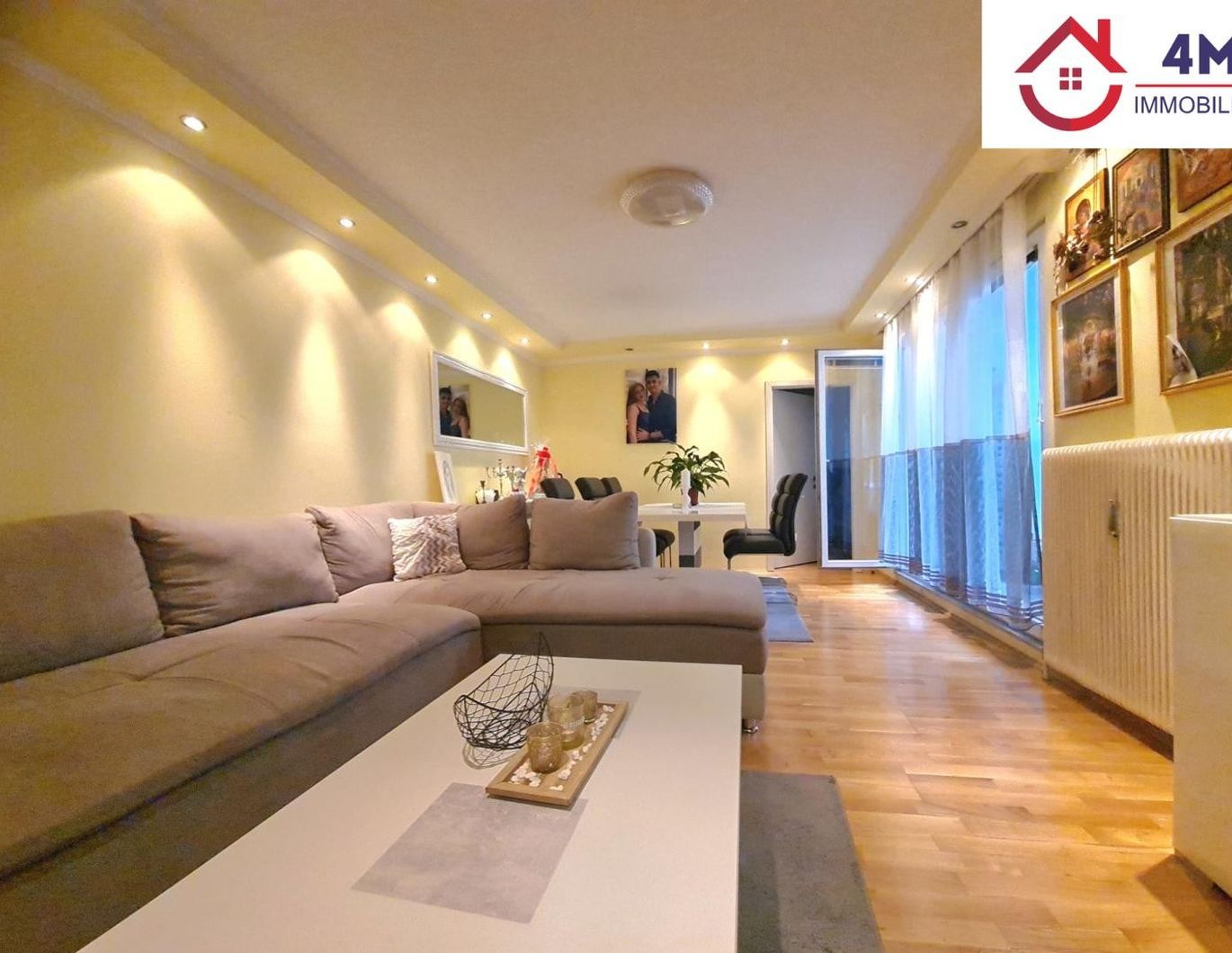 Zentrale Ruhelage - ca. 90m² große 3,5 Zimmer Neubauwohnung mit zwei Loggien nahe Sonnwendviertel !!