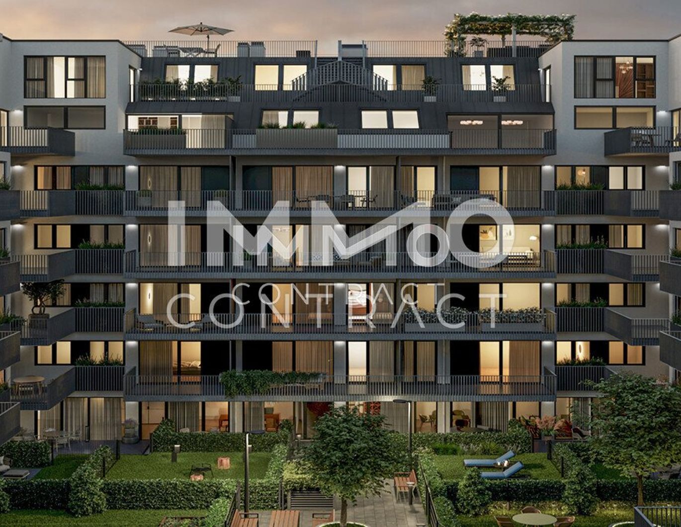 2 Zimmer! ERSTBEZUG NEUBAU! Smarter Grundriss! Westbalkon Richtung Park!