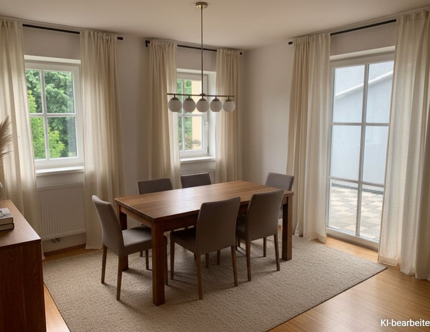 großzügige 2-Zimmer Wohnung mit Terrasse und möblierter Küche