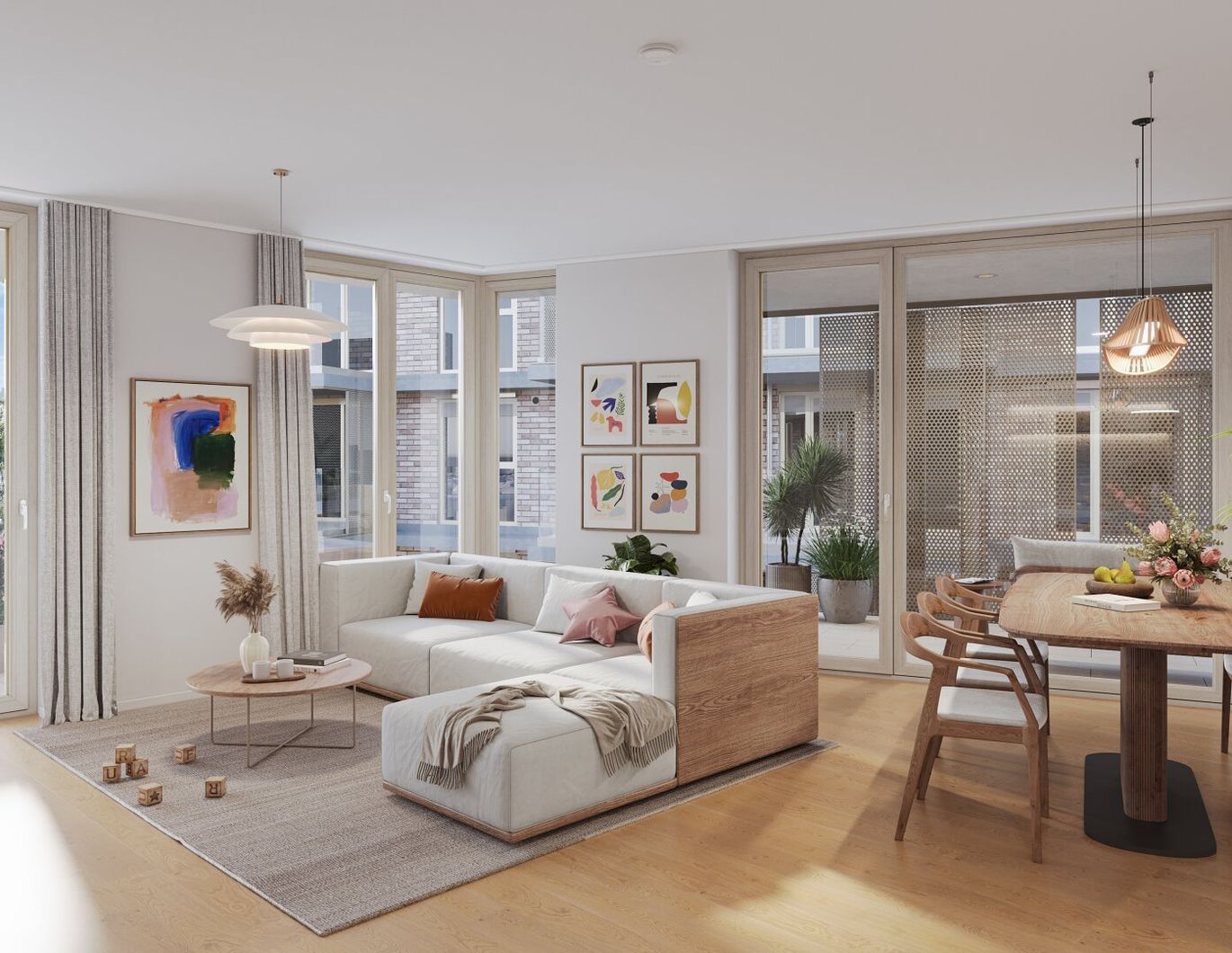 4 ZIMMER | 2 BÄDER | 2 WCs | AR | 2 BALKONE | URBAN DAHEIM | BAUFELD 13