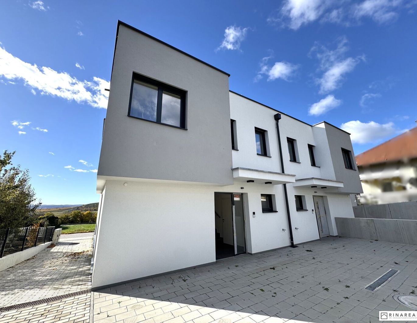 ERSTBEZUG | Moderne Doppelhaushälfte | 5 Zimmer | Weitblick | schlüsselfertige Ausführung | Rechte Steinzeile (Haus 1/1)