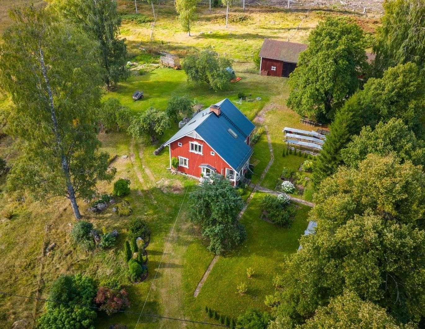 *SCHWEDEN* Bauernhof mit 16ha, Haus Alleinlage Wiesen Wald Selbstversorger