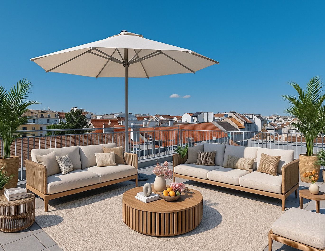 PENTHOUSE mit traumhafter DACHTERRASSE! Geschmackvoller 3-Zimmer-Erstbezug mit direktem Liftzugang