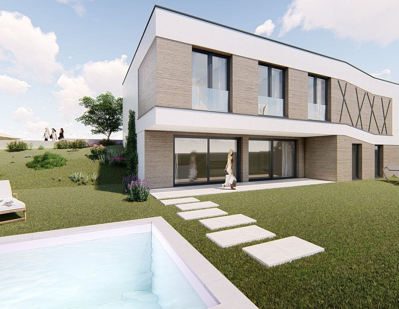 Top A: Neubauprojekt Nobisweg5 - Luxuriöse Reihenhäuser mit Panoramablick über Linz