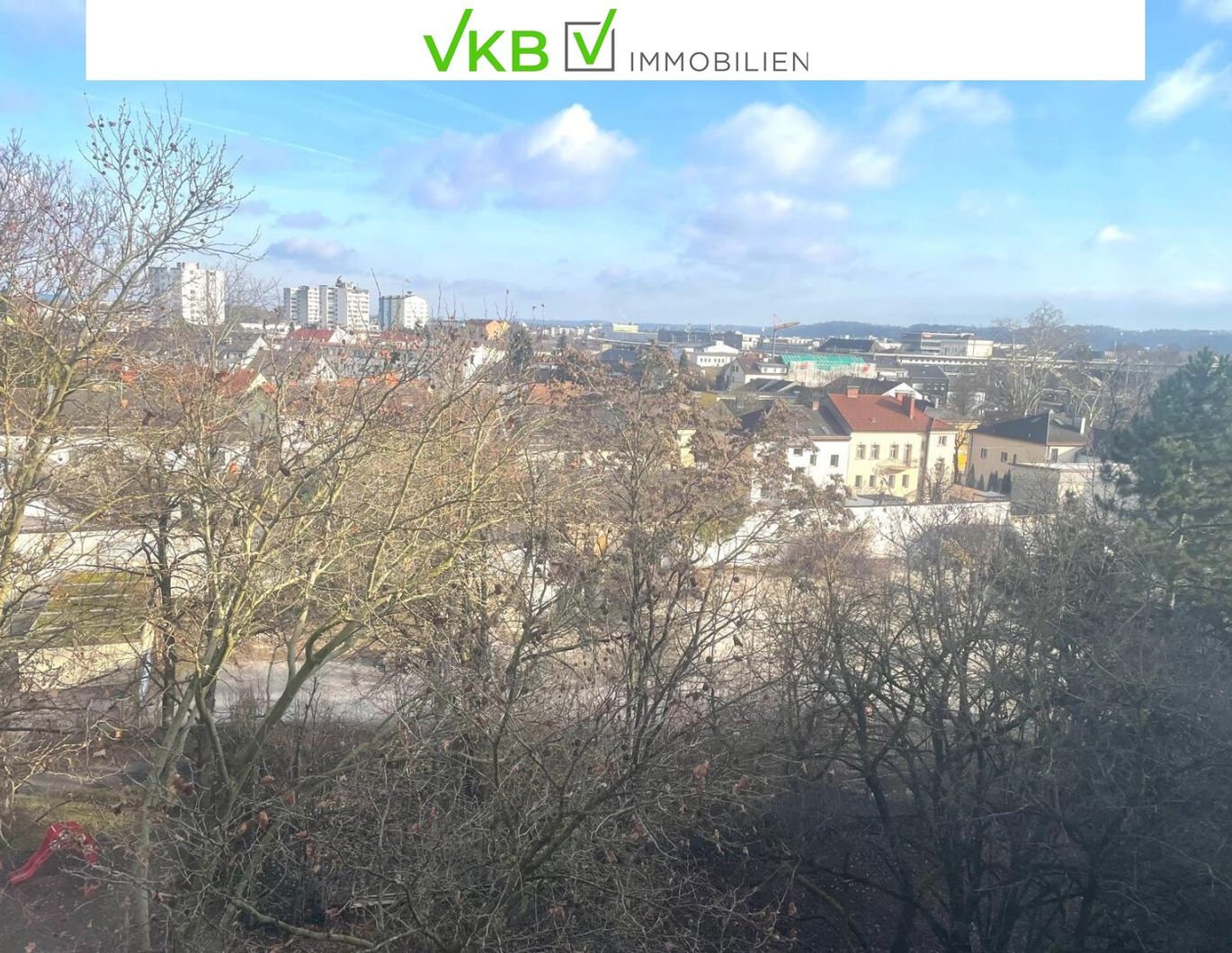 Wohnen in Wels: Gemütliche 2-Zimmer-Wohnung mit Weitblick