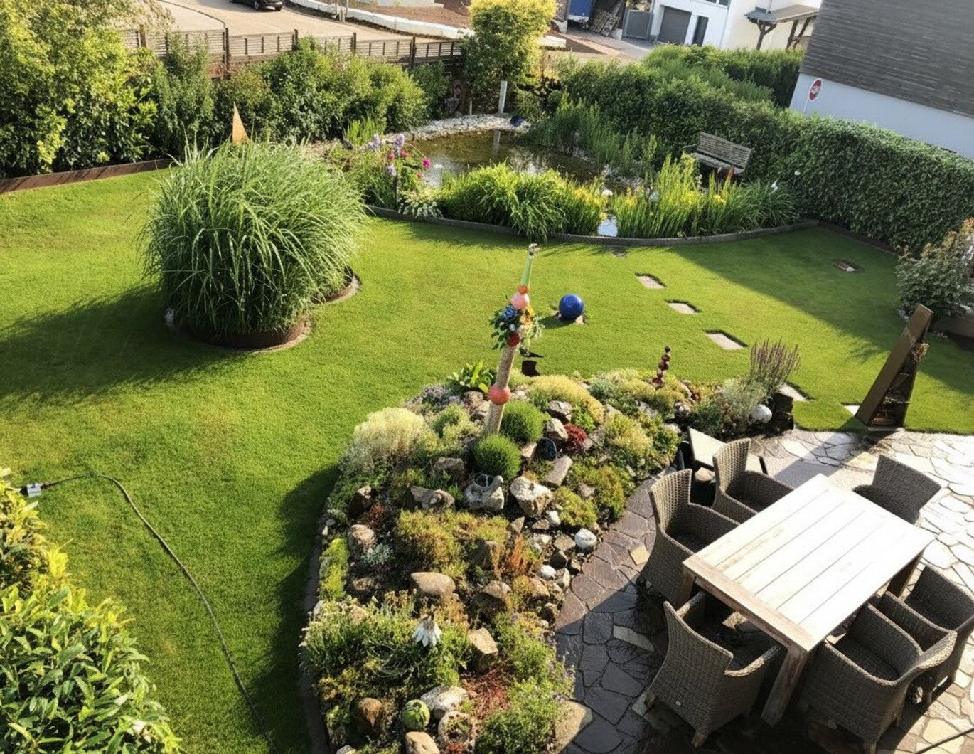 Stilvolle Gartenwohnung mit Grillplatz und Biotop am Irrsee - Zell am Moos