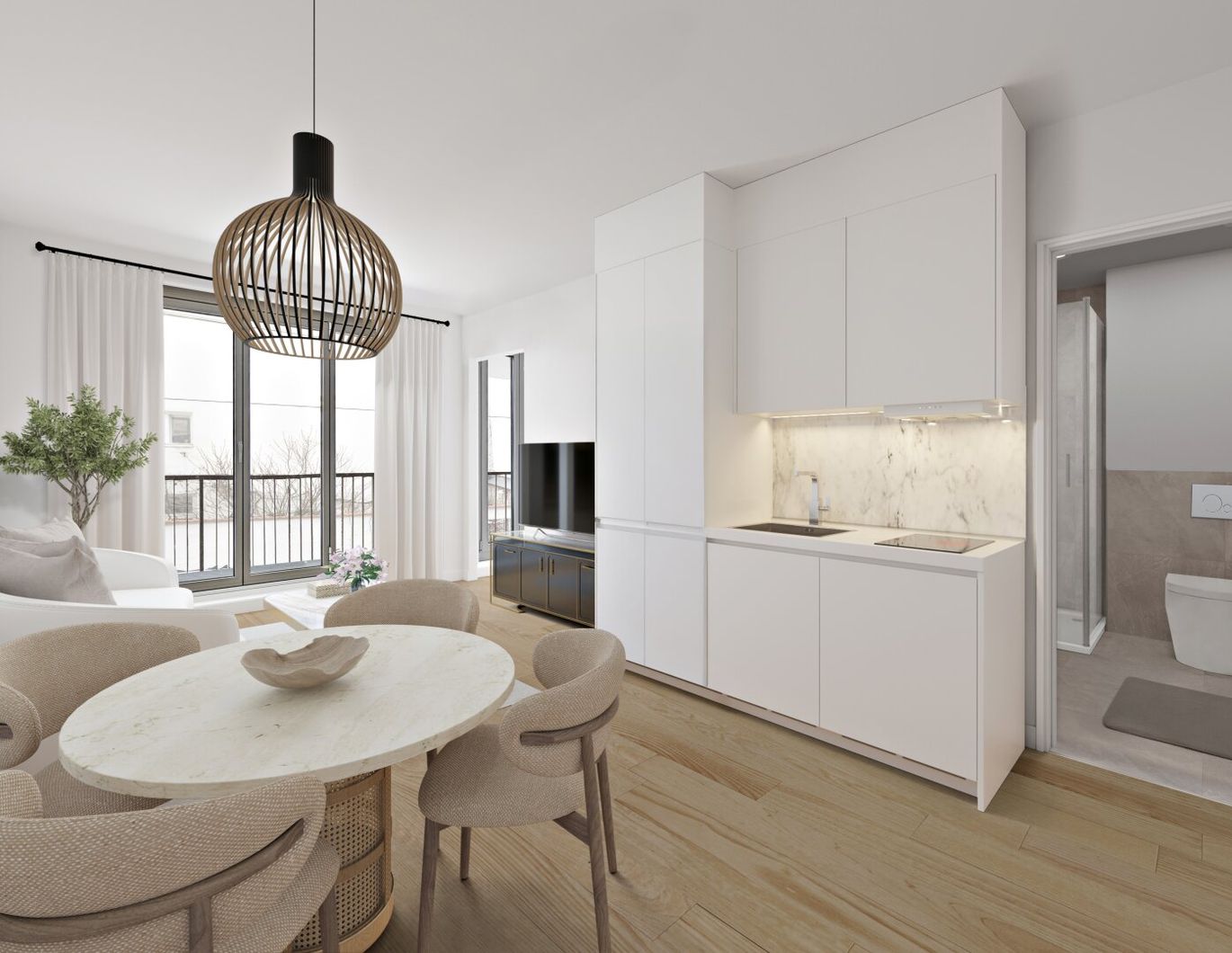 KOMPAKT, EFFIZIENT, URBAN MIT GROßEM BALKON - MODERNER WOHNKOMFORT IN HERNALS