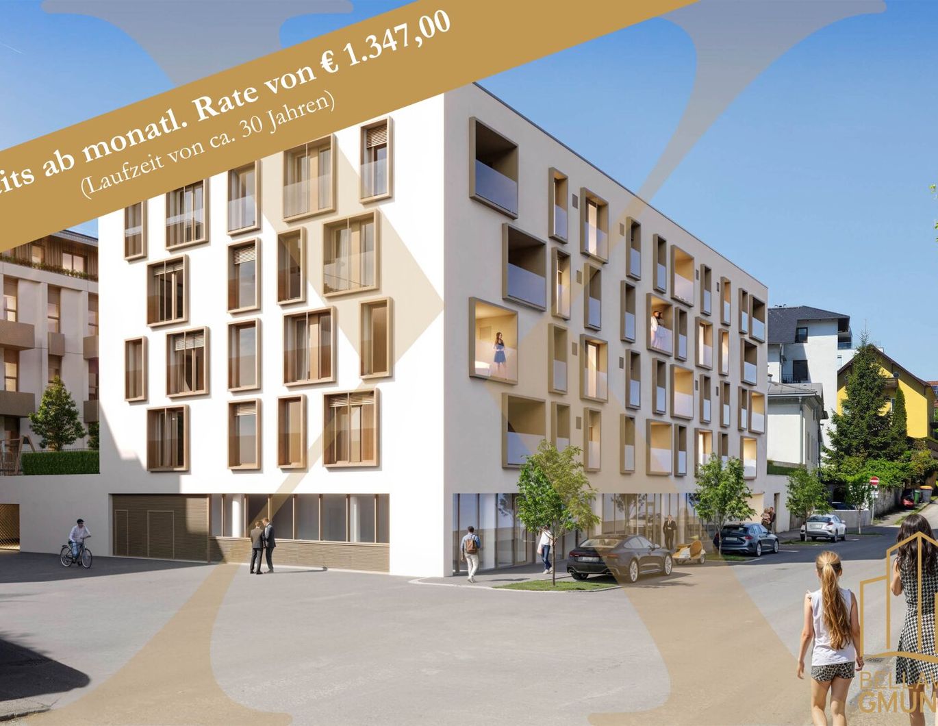 PROVISIONSFREI! Moderne 2-Zimmer-Wohnung mit gemütlicher Loggia im Zentrum von Gmunden zu verkaufen!