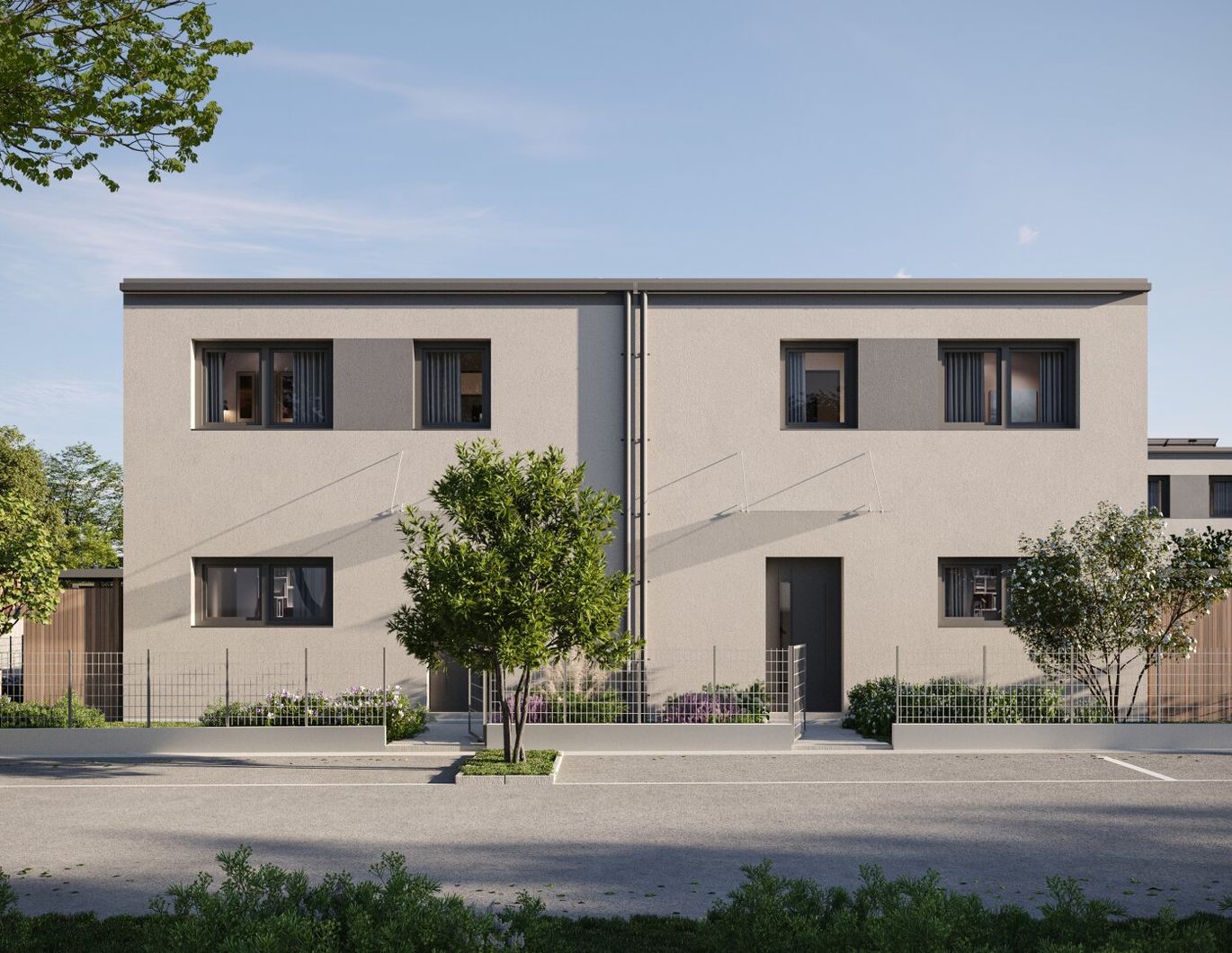 Sommer in Stoob - 16 Doppelhaushälften im mittleren Burgenland