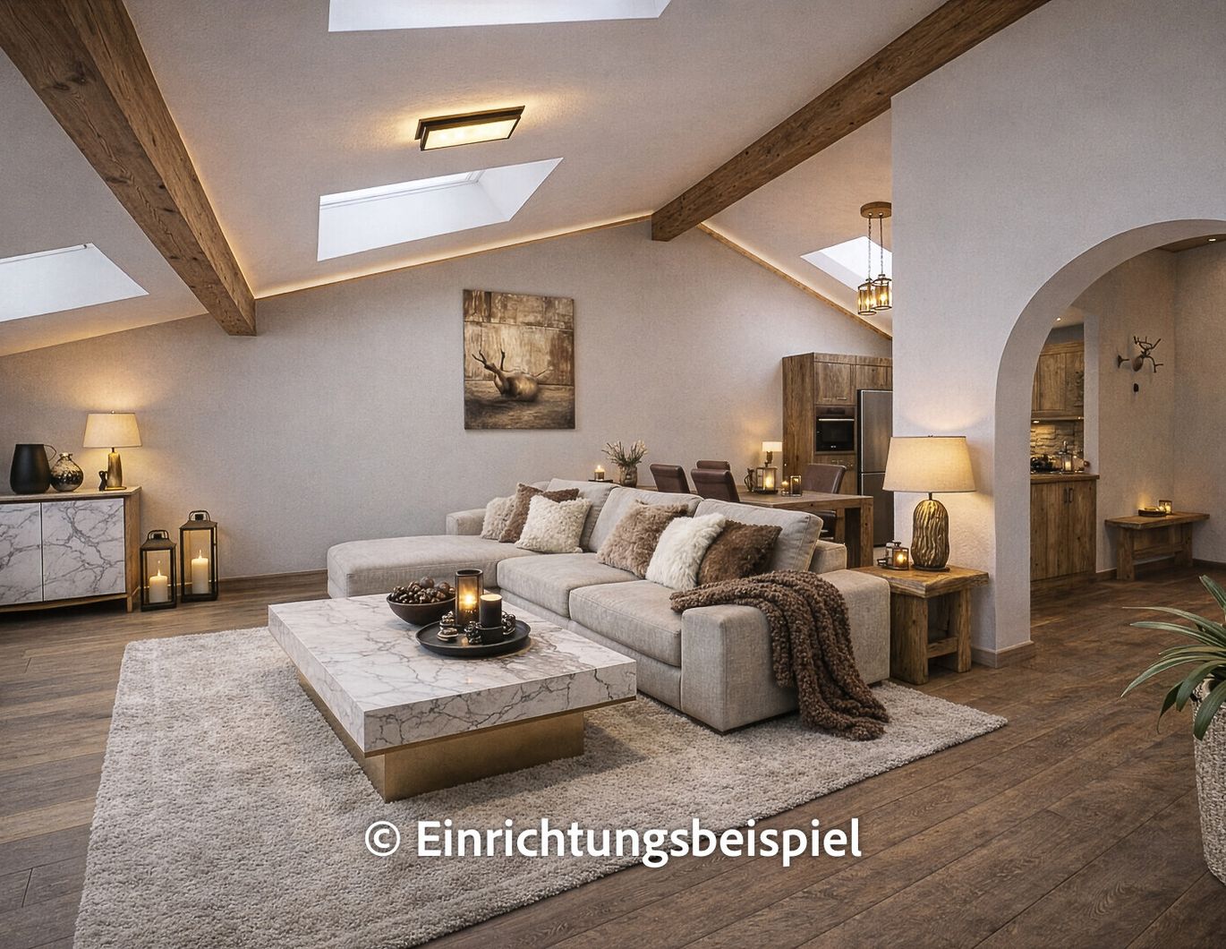 Dachgeschosswohnung in zentrumsnaher Lage