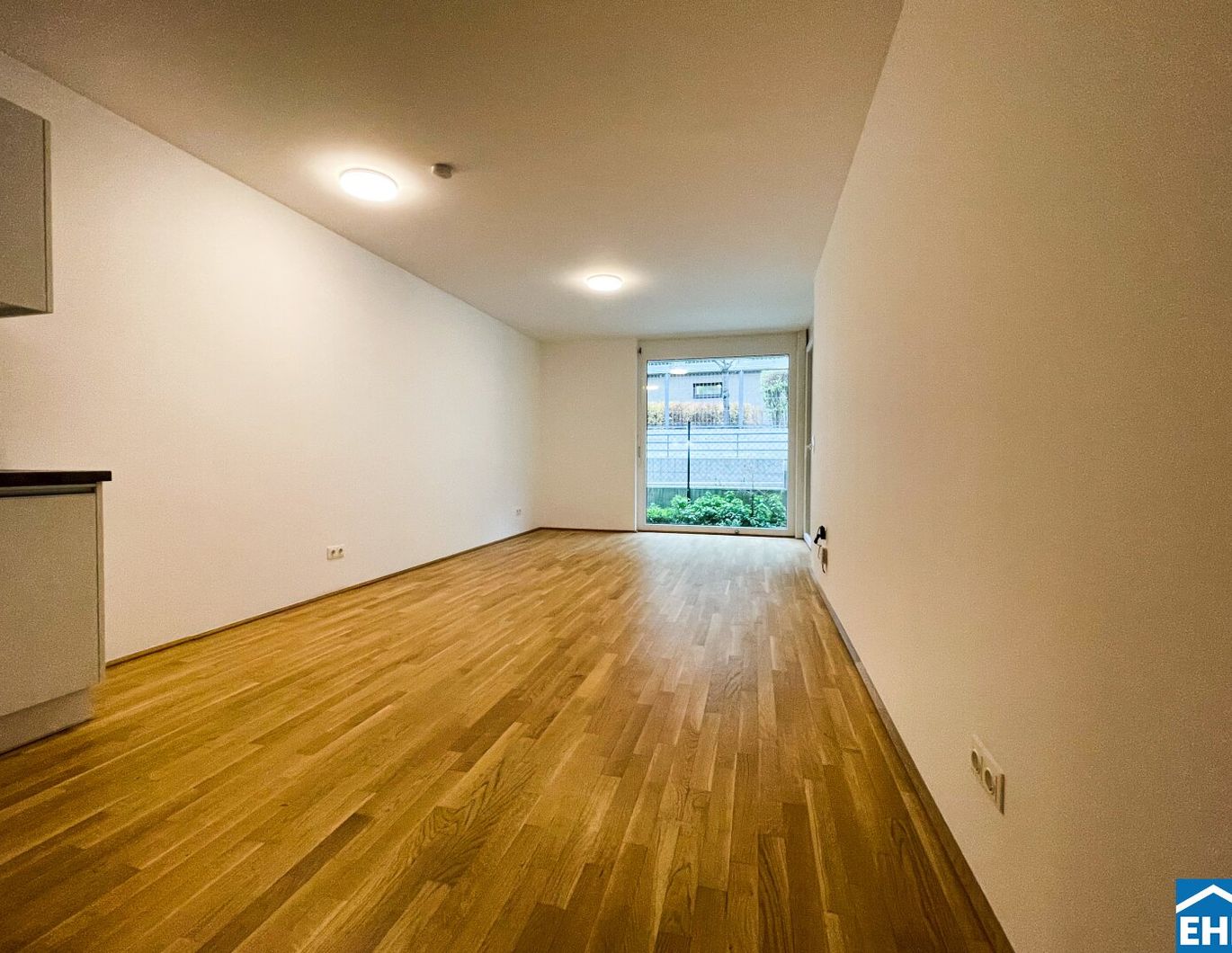 FREUDE AM WOHNEN: Top 2 Zimmer-Gartenwohnung in ruhiger Lage