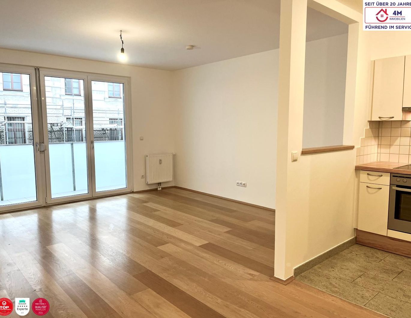 Moderner Wohntraum: Neu sanierte 2-Zimmer-Wohnung mit Loggia - Ruheoase nahe Westbahnhof