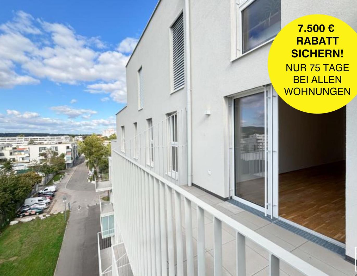 AKTION* ERSTBEZUG: 3-ZIMMER MIT GROSSEM BALKON UND WEITBLICK - PROVISIONSFREI