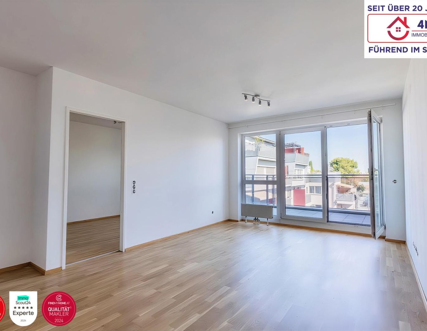 Smart Living mit Sonnenbalkon & neuer Küche