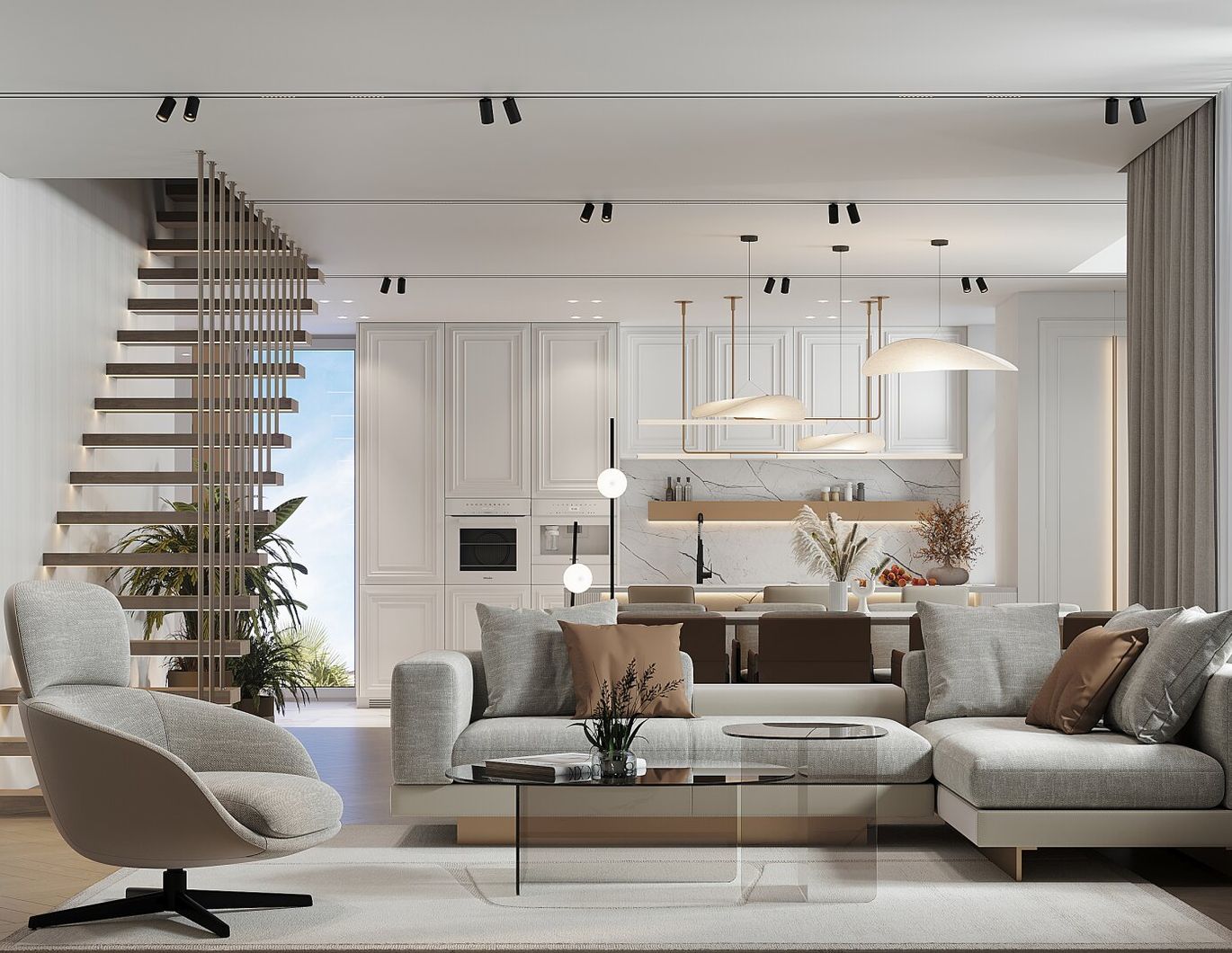 Luxuriöse Penthouse-Maisonette mit Weitblick