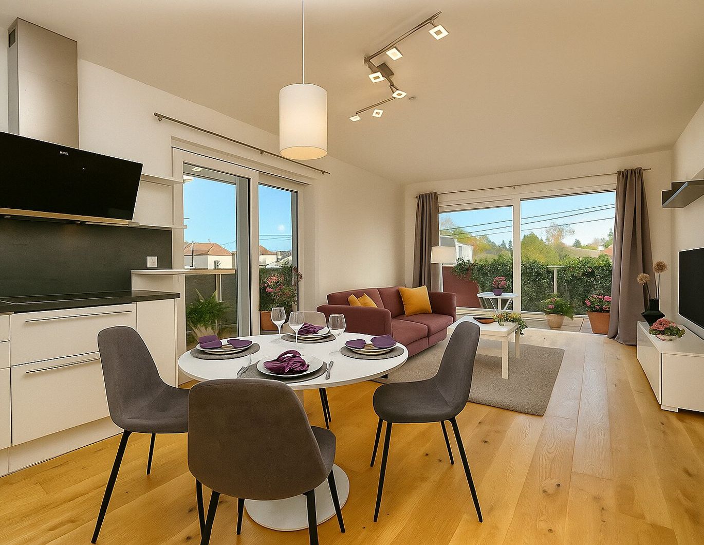 Moderne 3-Zimmer-Wohnung mit zwei Terrassen und optionalem Garagenplatz - Nähe Schnellbahn Süßenbrunn
