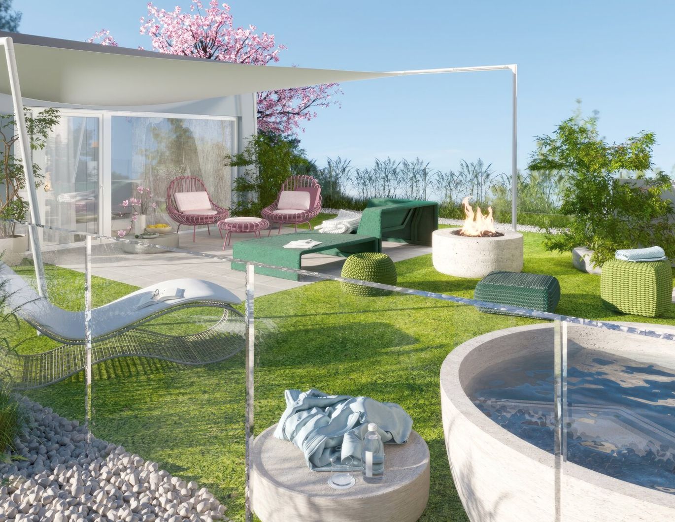 4 Zimmer Wohnung mit Dachgarten