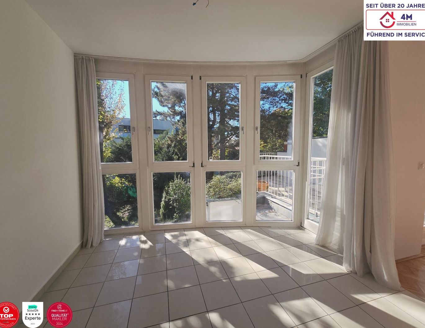 Exklusive Garten-Maisonettewohnung mit 2 Terrassen und Garage am Küniglberg