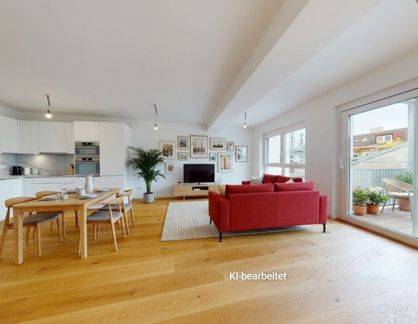 Am Kutschkermarkt | Exklusive 4-Zimmer-Altbauwohnung mit rund 14 m² großer Terrasse und Grünfläche