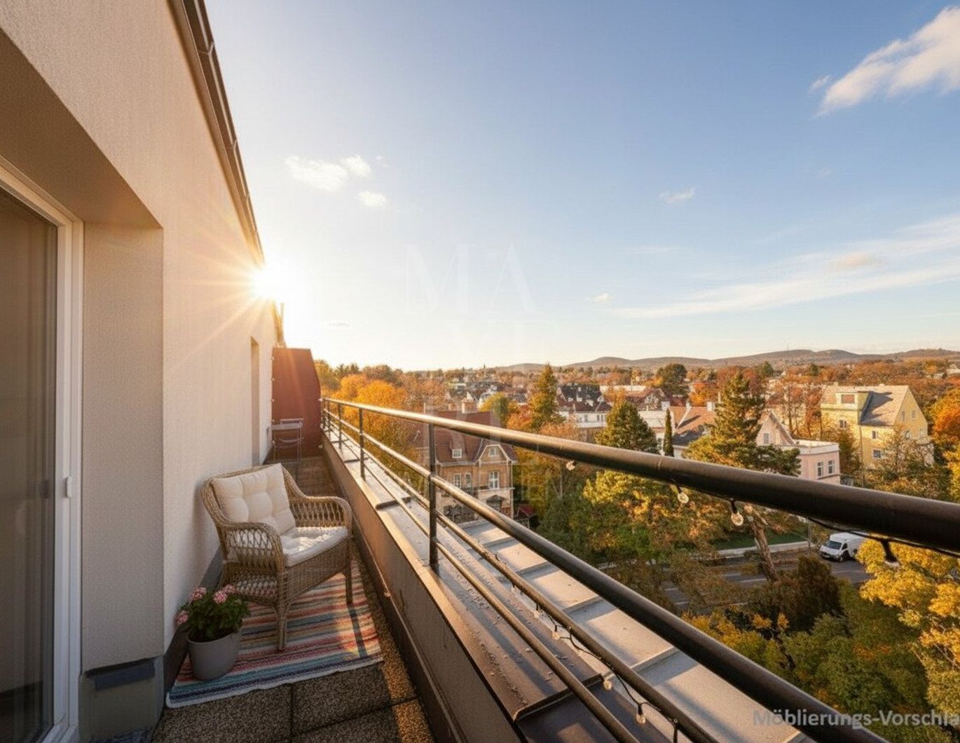 Dachterrassenwohnung ohne Schrägen / Erstbezug mit Traum-Fernblick