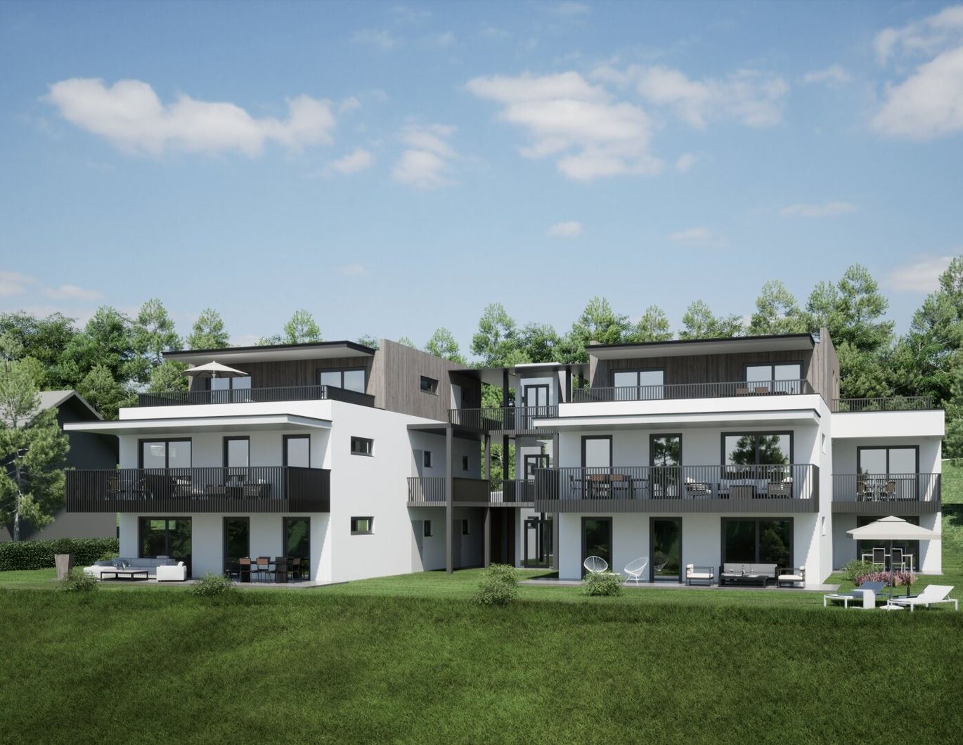 Design trifft Aussicht - Neubauwohnung mit Seeblick in Velden