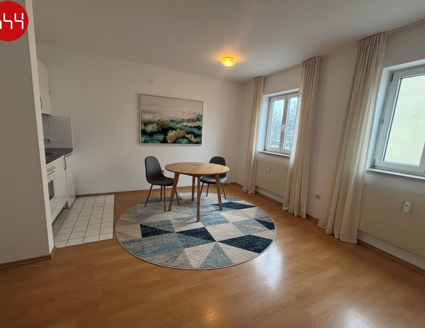 Garconniere - kleiner Wohnraum mit großzügiger Raumeinteilung