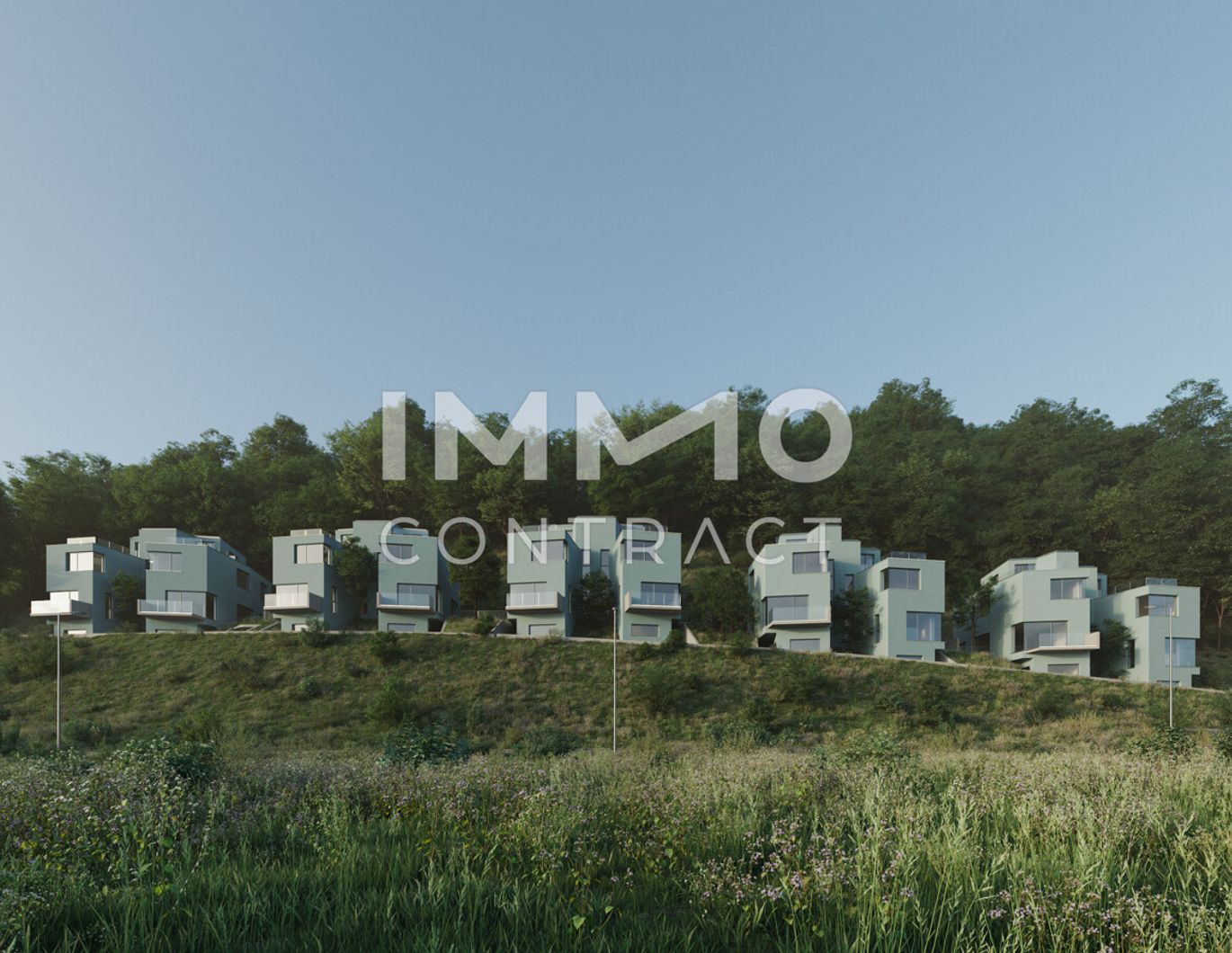 Wohnen am Rand der Stadt - moderne Neubau-Doppelhaushälfte in naturnaher Umgebung