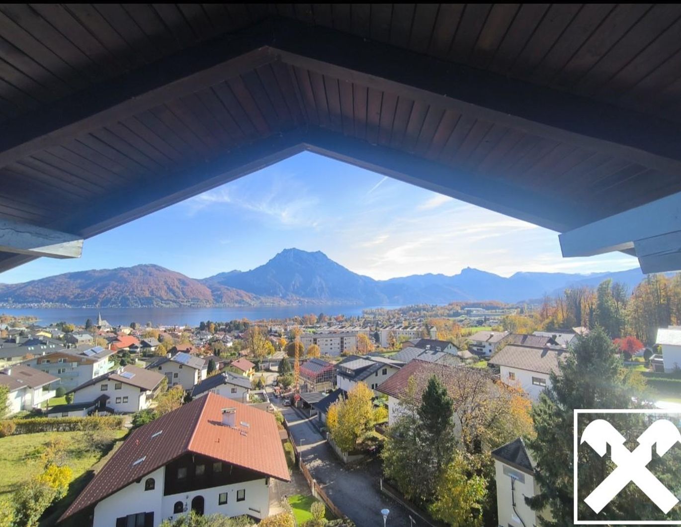 Vermietete Mansardenwohnung mit beeindruckendem See- u. Gebirgsblick